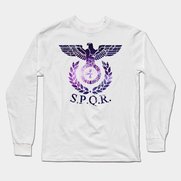 SPQR Galaxy Jacket Long Sleeve T-Shirt by Artology06